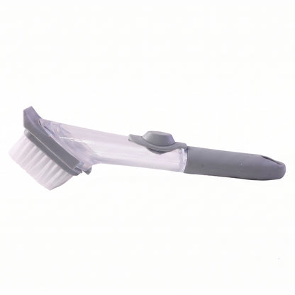 Soap Dispensing Dish Scrub Brush Refillable Kitchen Cleaning Brush (1 Pc)
