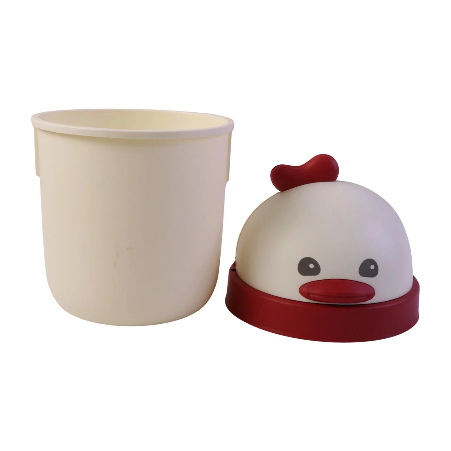 Mini Desktop Trash Can With Lid Cute Tabletop Dustbin For Office And Home (1 Pc)