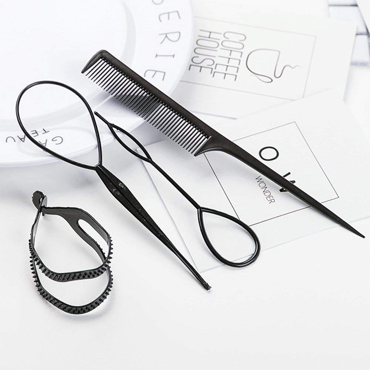Multi Purpose 4 In 1 Hair Styling Tool Kit
