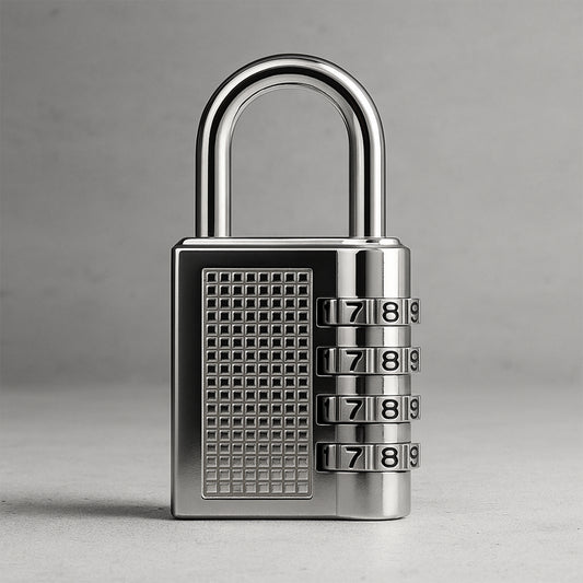 Heavy-duty 4-digit Resettable Combination Padlock (1 Pc)