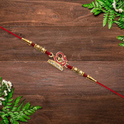 Stylized Trishul And Shivling Rakhi