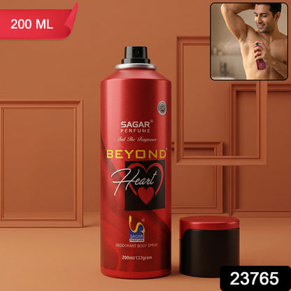 Sagar Beyond Heart Perfume Body Spray Deodorant For Men (200 Ml)