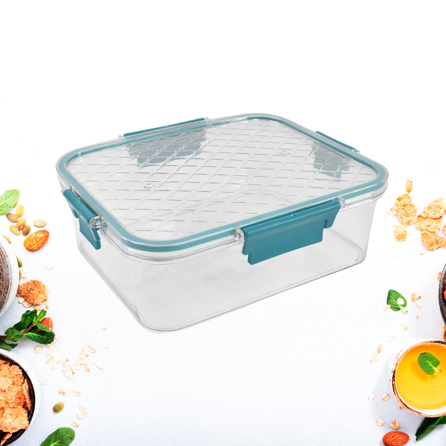 Multipurpose Plastic Containers  Lunch Boxes (3 Pcs Set  1500 750 350 Ml Approx)