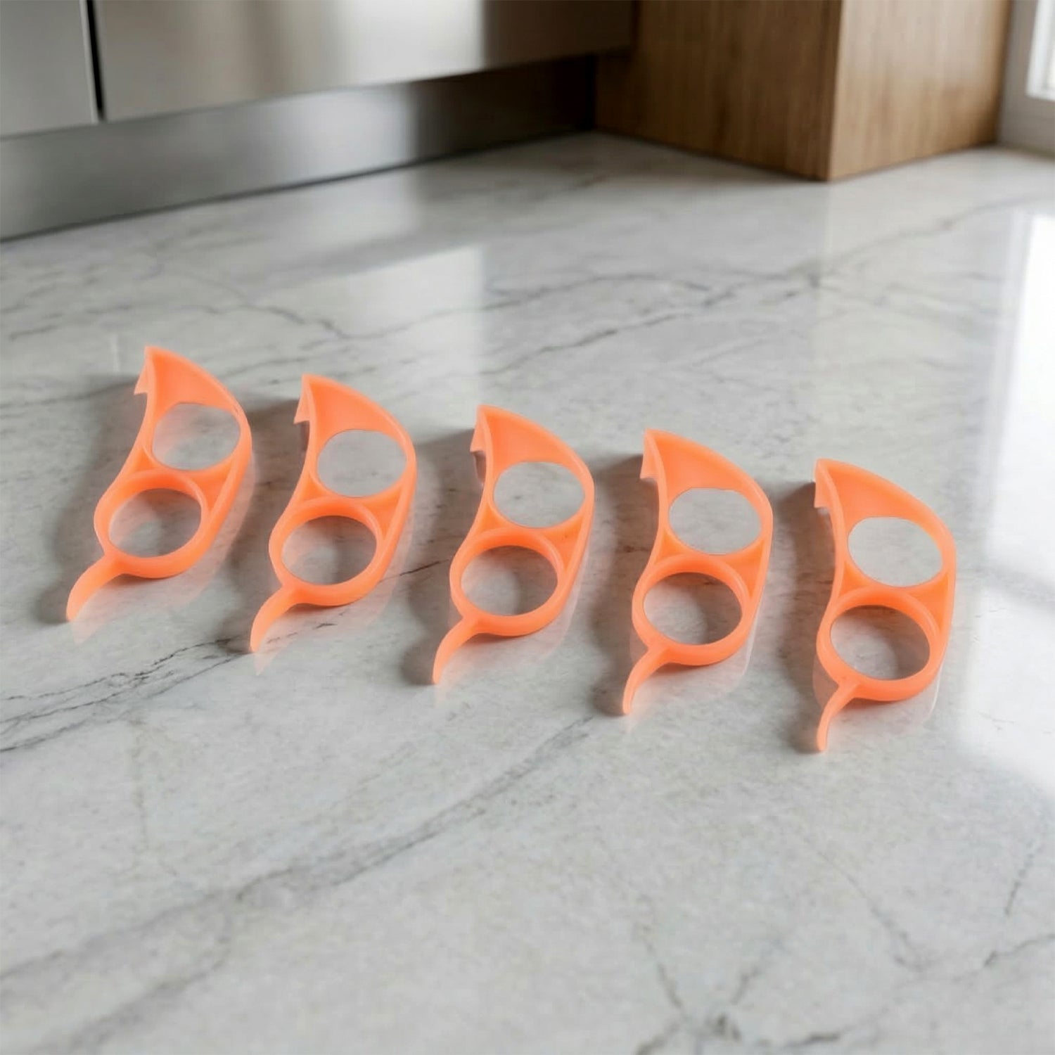 Multipurpose Plastic Orange Peeler Tool (5 Pc)
