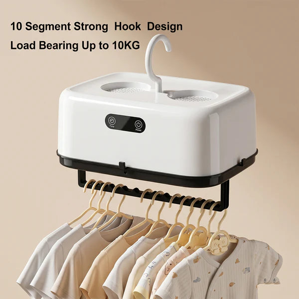 Portable Electric Clothes Dryer – Compact & Foldable for Quick Drying