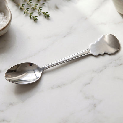 Stainless Steel Carved Handle Dinner Spoon For Dining And Kitchen Use (1 Pc)