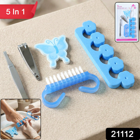 Premium 5 In 1 Manicure Pedicure Kit