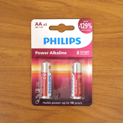 Aa Alkaline Batteries 2 Piece Pack