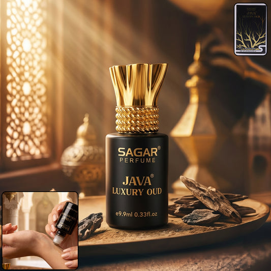 Sagar Java Luxury Oud Roll-on Attar Alcohol-free Perfume Oil For Men And Women (9.9 Ml)