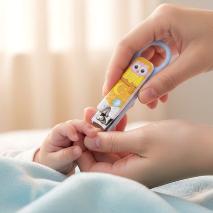 Cute Cartoon Owl Design Baby Nail Clipper (1 Pc)