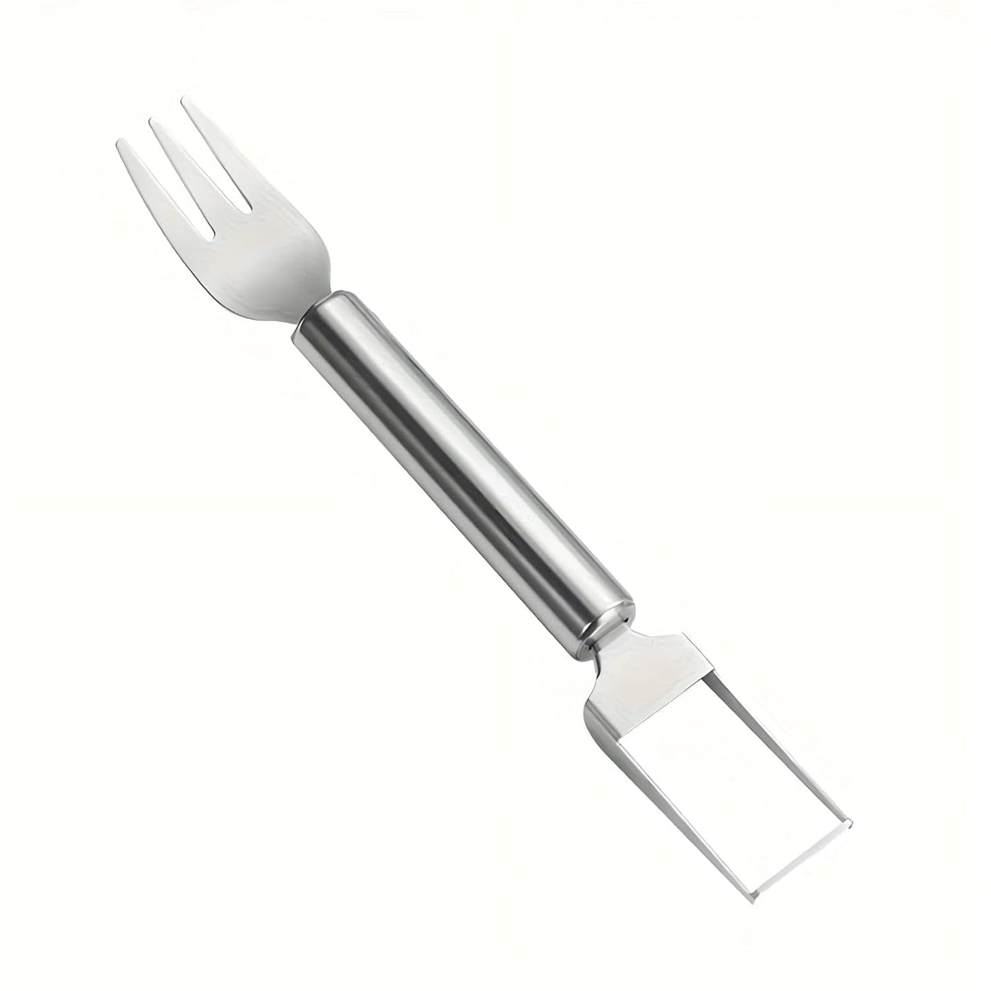 Stainless Steel 2 In 1 Watermelon Slicer Cutter With Fork Fruit Tool (1 Pc)