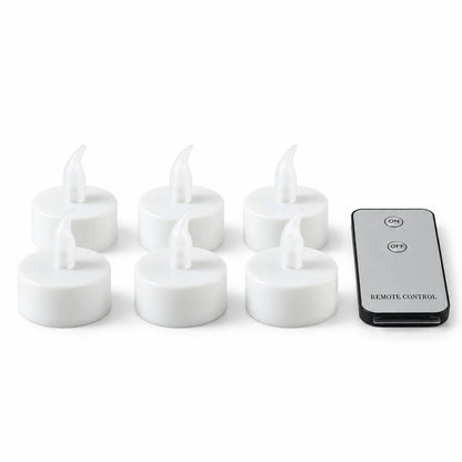 LED Flameless Candle Set – 6 Piece Warm Flickering Lights