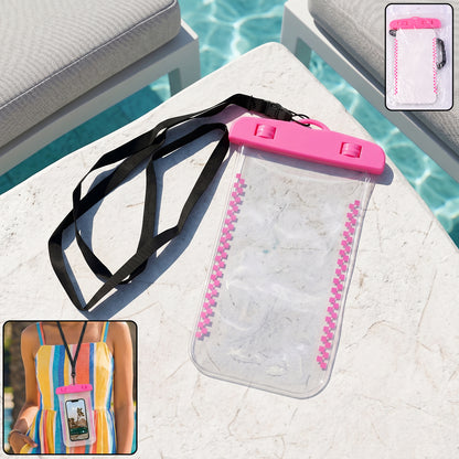 Waterproof Mobile Pouch Cover  1 Pc Universal Sealed Phone Case With Lanyard
