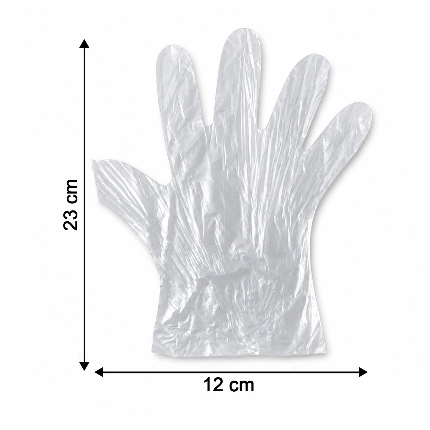 Disposable Small Plastic Gloves For Kitchen Food Handling And Cleaning Tasks (100 Pc)