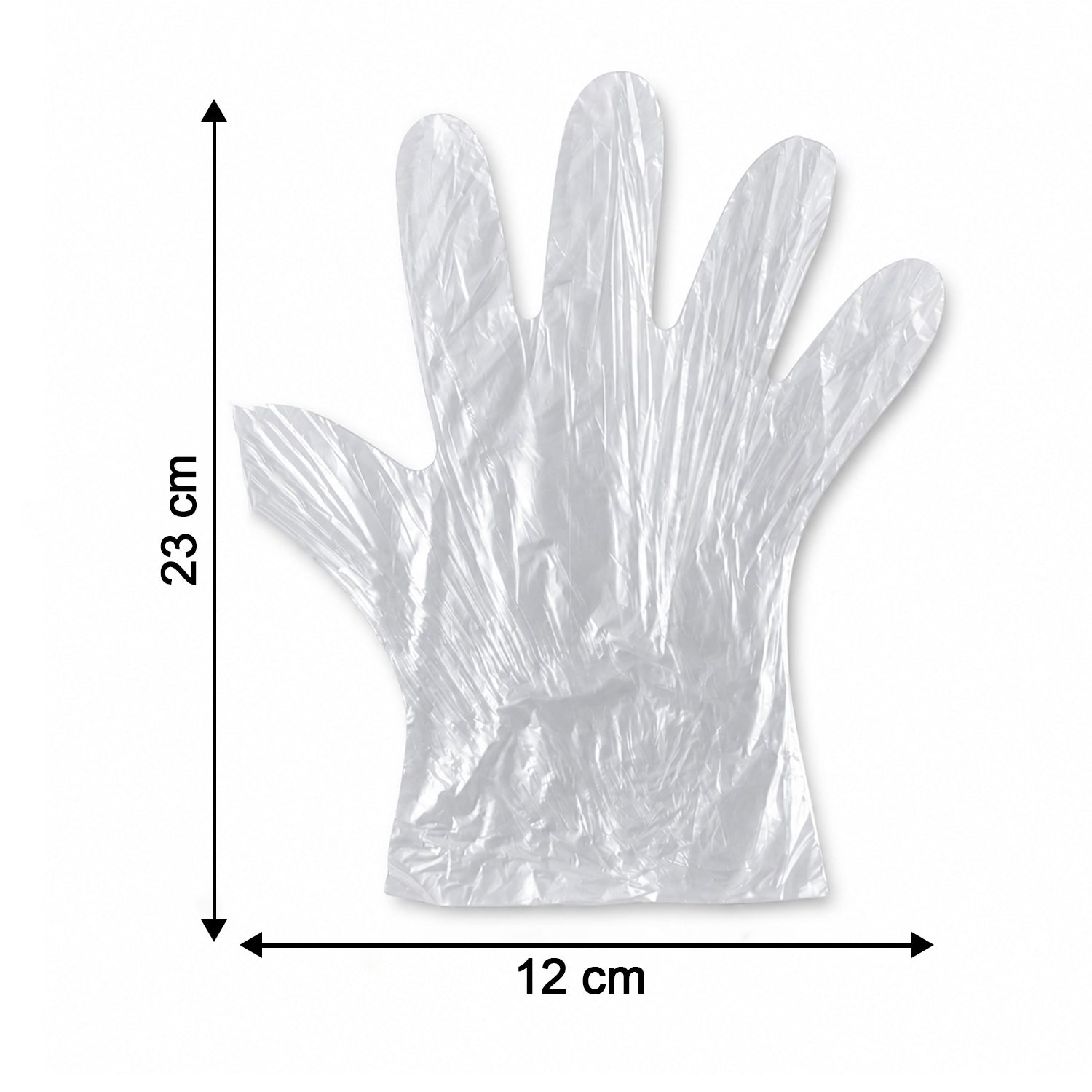 Disposable Small Plastic Gloves For Kitchen Food Handling And Cleaning Tasks (100 Pc)