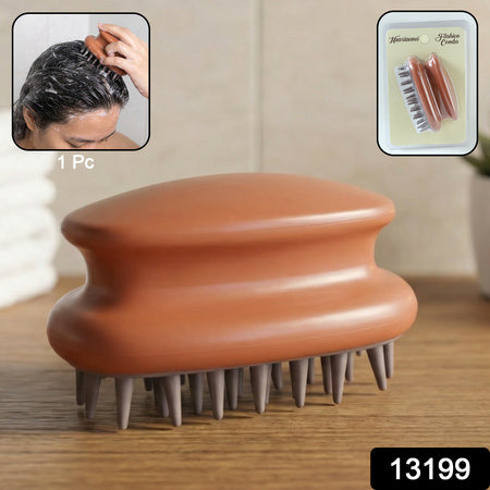 Manual Scalp Massage Shampoo Brush (1 Pc)