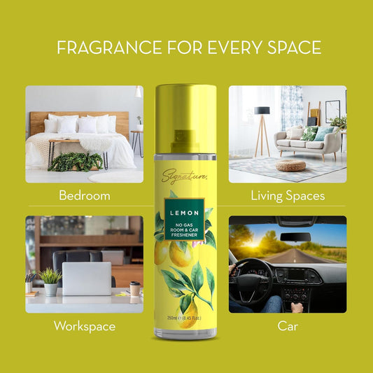 Signature Lemon Room  Car Freshener Spray 250 Ml