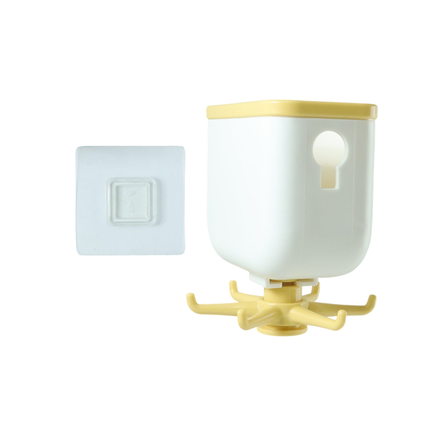 360 Rotating Storage Heavy Duty Sticky Wall Hook (1 Pc)