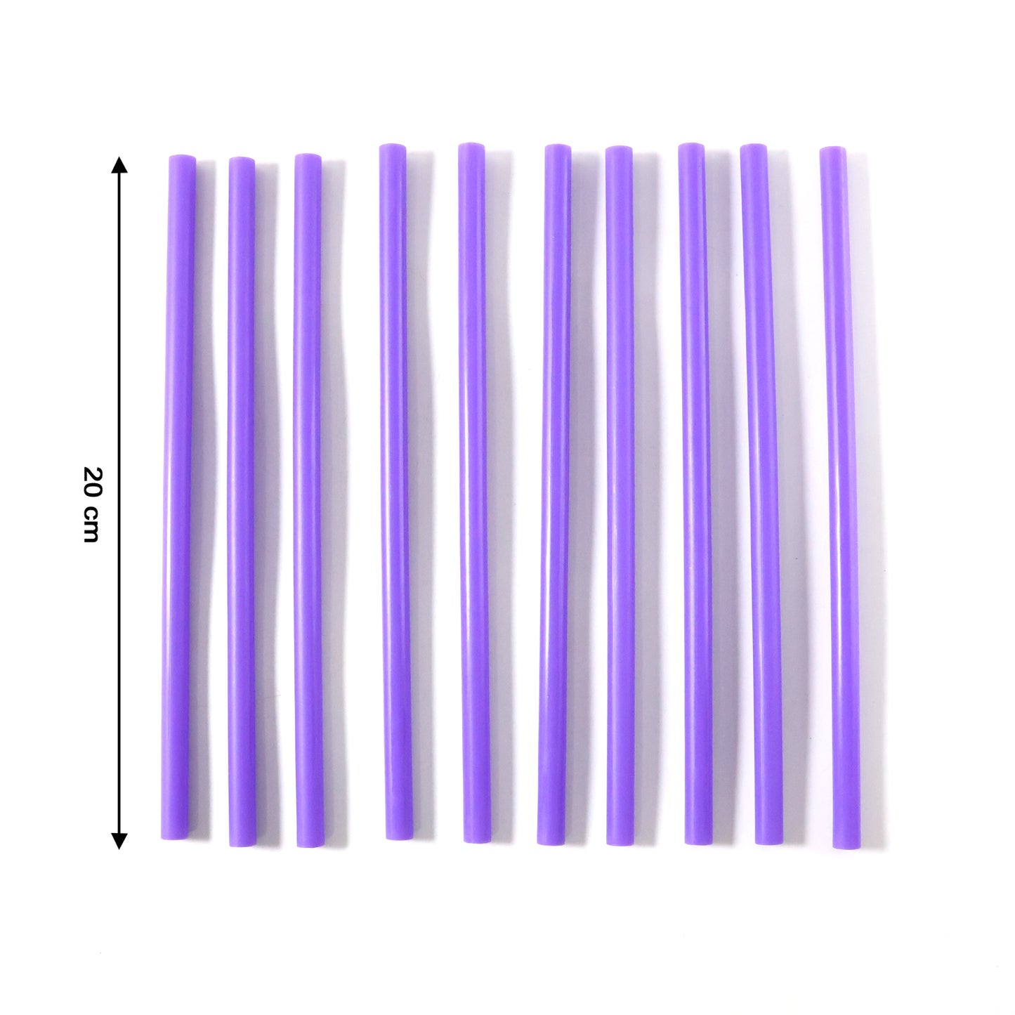 Reusable Plastic Drinking Straws Pack Of 10