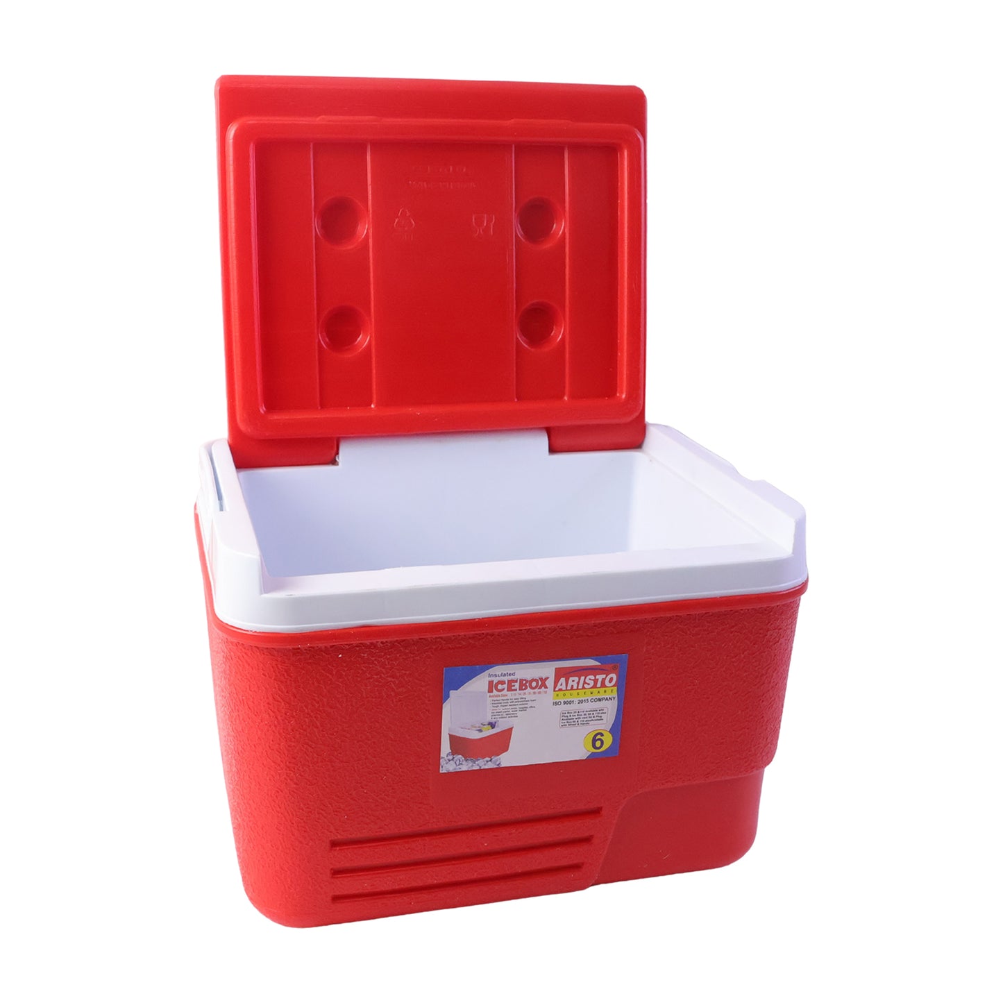 Heavy Duty Insulated Ice Box (1 Pc Red  6ltr)