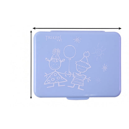6 Compartment Plastic Pill Organizer Box Portable Medicine Storage Case (1 Pc)