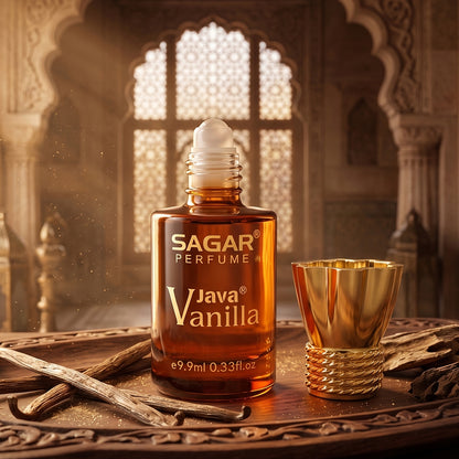 Sagar Java Vanilla Roll-on Attar Alcohol-free Perfume Oil For Men And Women (9.9 Ml)