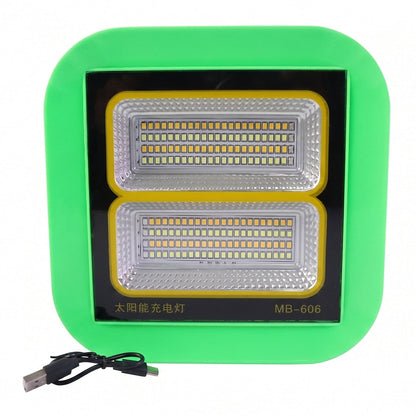 Solar Rechargeable Led Flood Light  Portable Outdoor Illumination