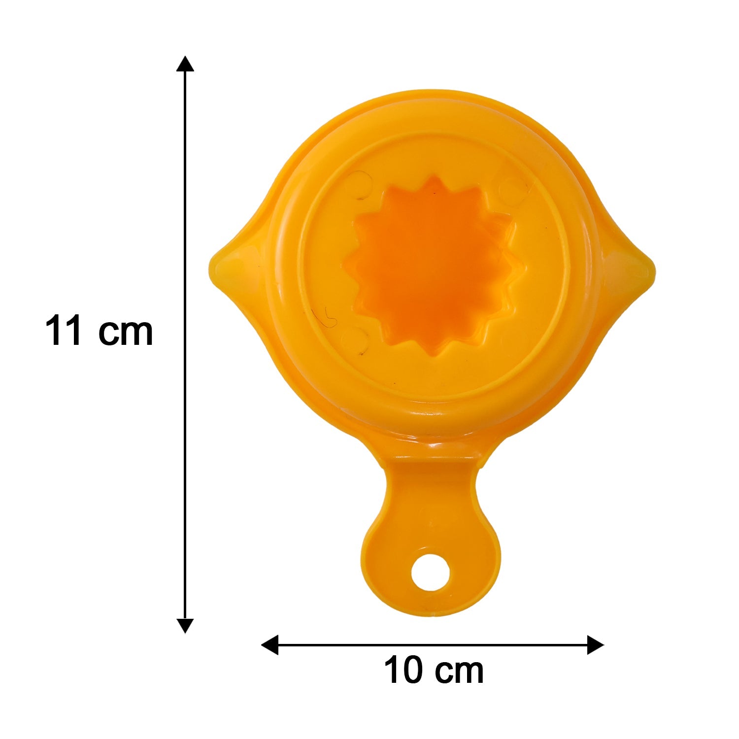 Yellow Hand Operated Citrus Juicer Manual Lemon Orange Squeezer For Home (1 Pc)