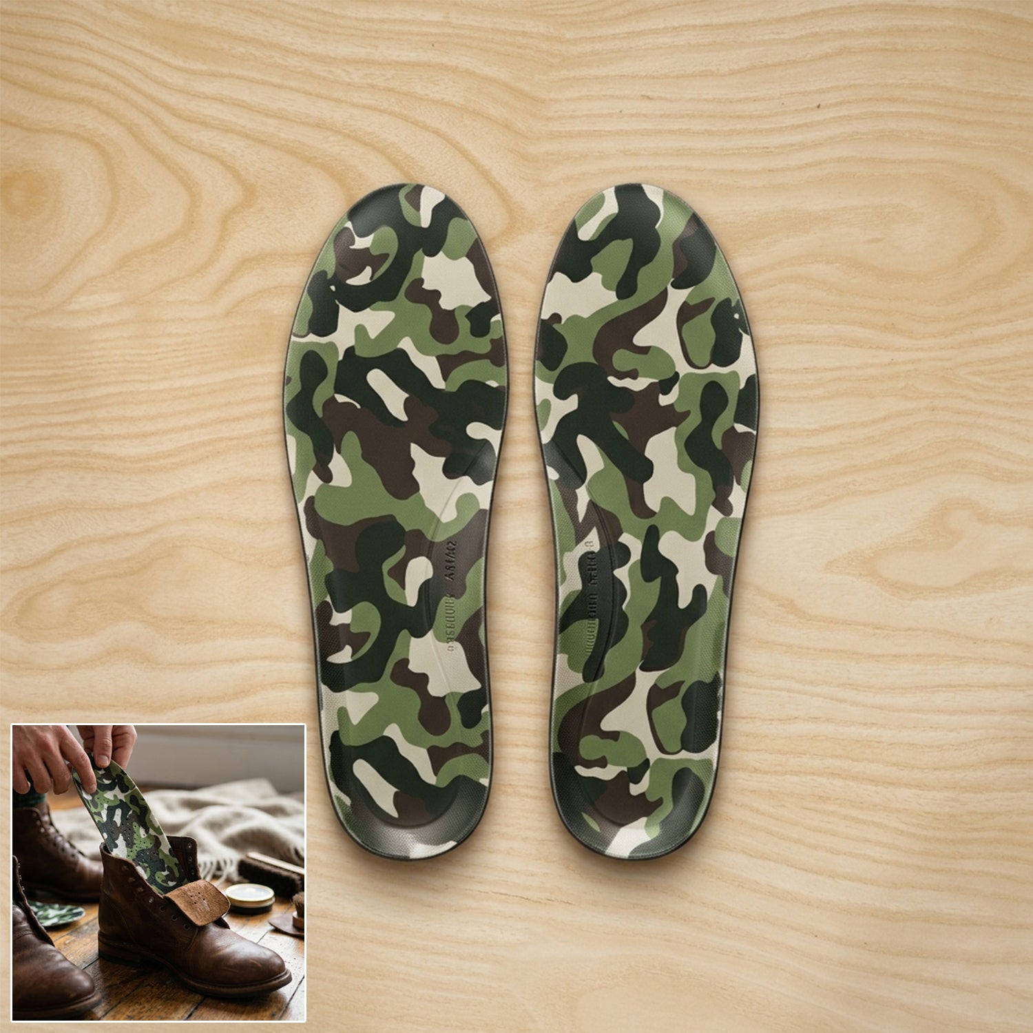 Premium Cushion Support Insoles For Shoes (1 Pair 42 To 45 Size)