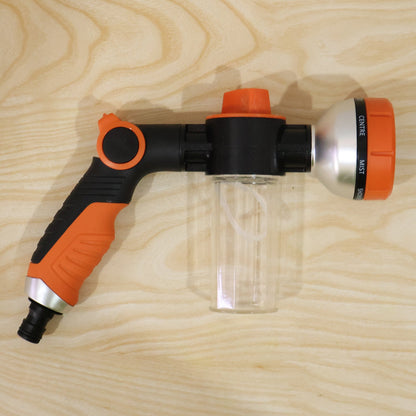 Adjustable Hose Spray Nozzle  Multi-pattern Water Gun For Car  Garden