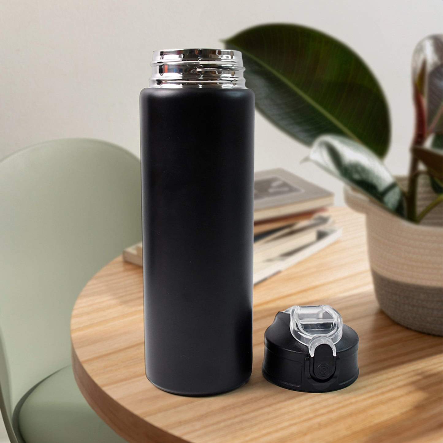Stainless Steel Sports Water Bottle (Approx 500ml)