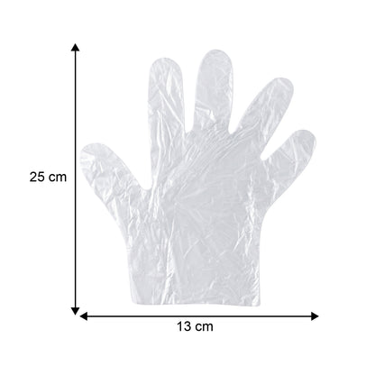 Disposable Small Plastic Gloves (100 Pc)