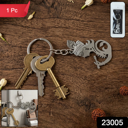 Premium Metal Krishna Face Keychain 1 Pc