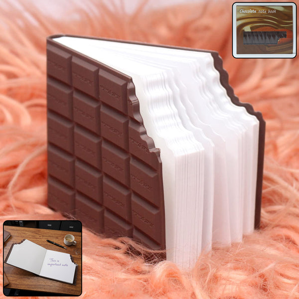 Chocolate Shaped Notebook  Diary 60 Pages (1 Pc)