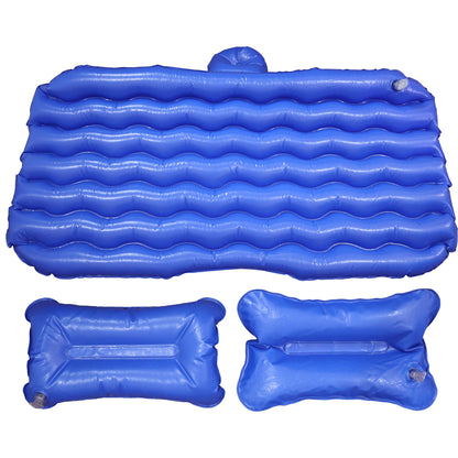 Portable Inflatable Car Air Mattress Bed With Pillow Set (1 Set)