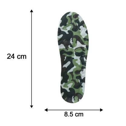 Camouflage Comfort Shoe Insoles Soft Cushion (1 Pair 35 To 38 Size)