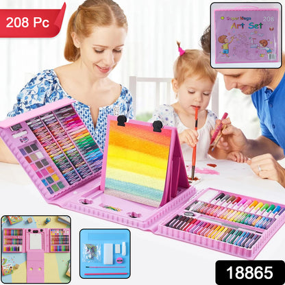 Super Mega Art  Craft Drawing Coloring Kit (208 Pc)