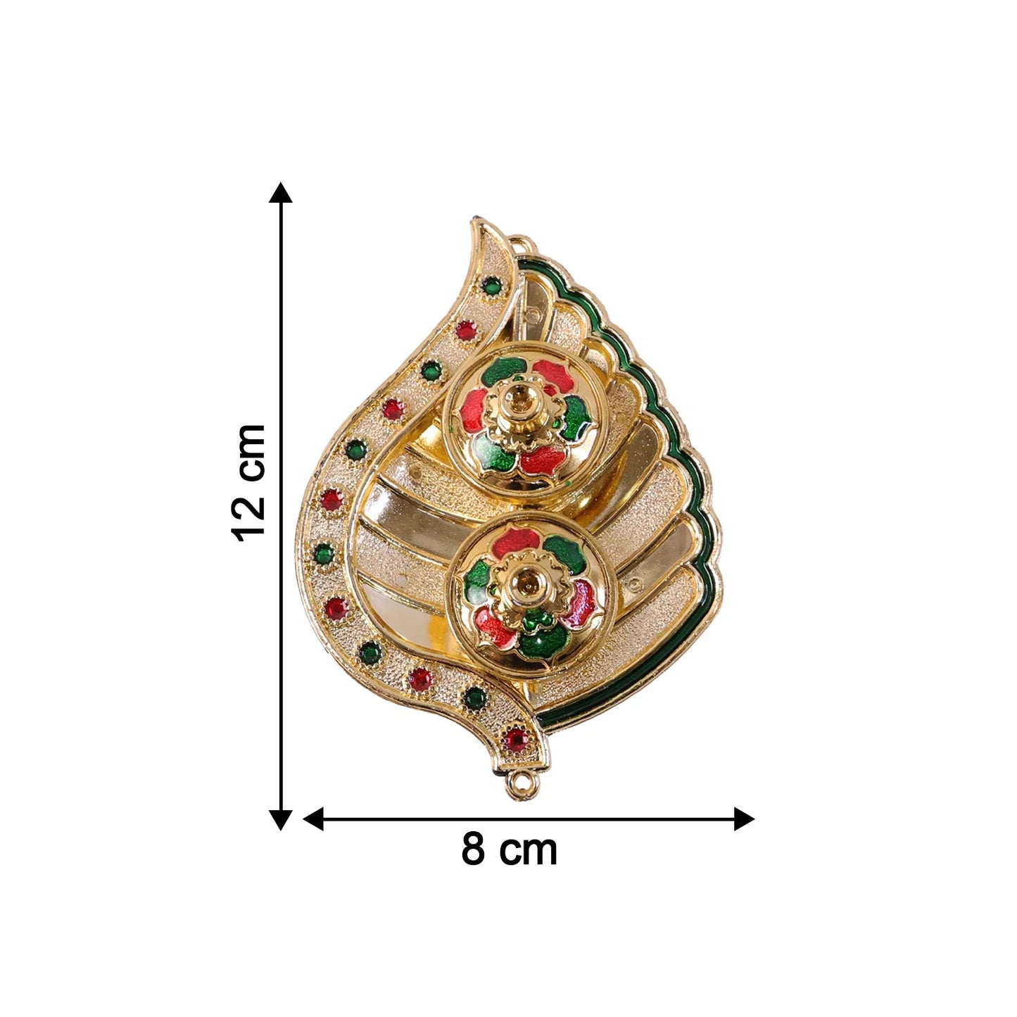Mango Shaped Kankavati Kumkum Holder For Puja And Tilak Rituals (1 Pc)