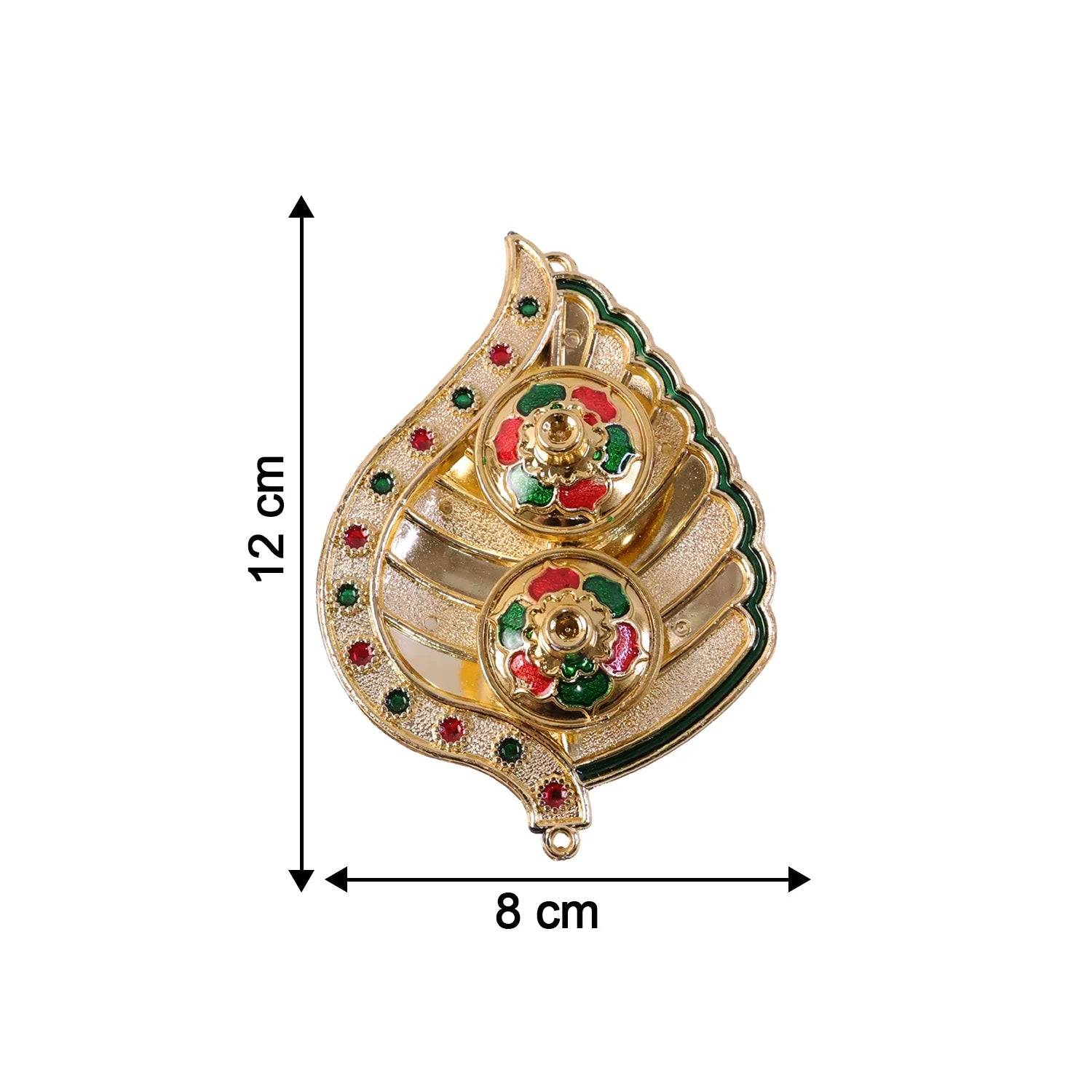 Mango Shaped Kankavati Kumkum Holder For Puja And Tilak Rituals (1 Pc)