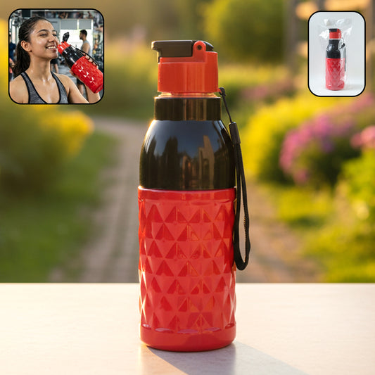 Plastic 1000 Ml Approx Sports Water Bottle (1 Pc)