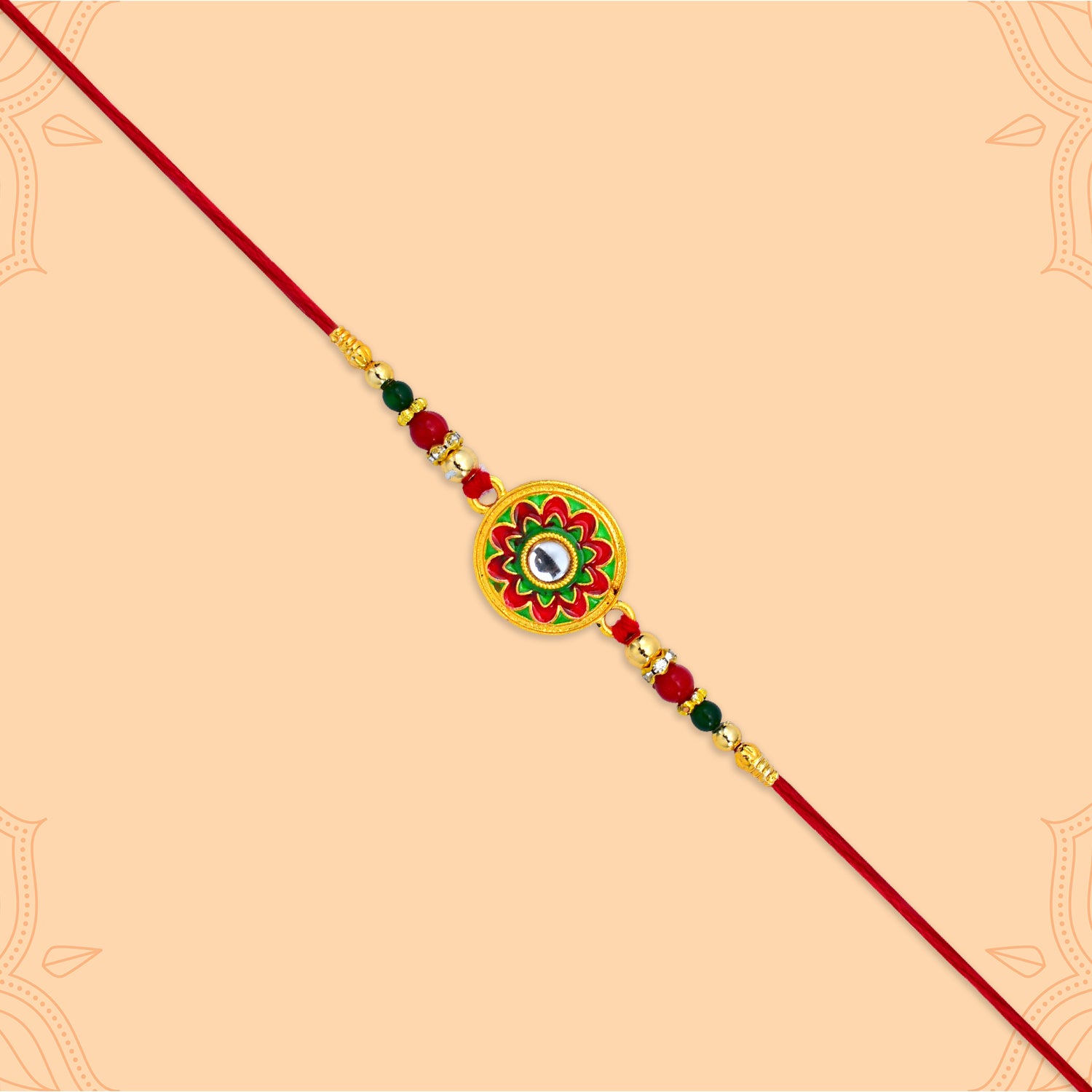 Color Full Flower Rakhi