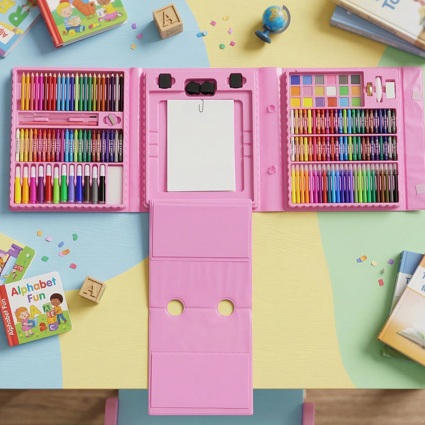 Super Mega Art  Craft Drawing Coloring Kit (208 Pc)