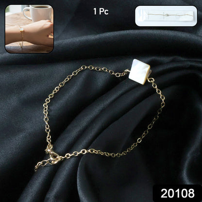 Premium Elegant Adjustable Chain Bracelet (1 Pc  Mix Design)