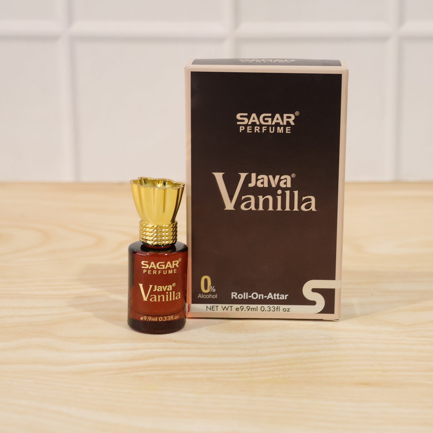 Sagar Java Vanilla Roll-on Attar Alcohol-free Perfume Oil For Men And Women (9.9 Ml)