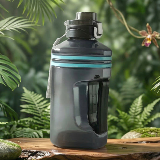 Large Square Gallon Style Water Bottle With Handle 1500 Ml
