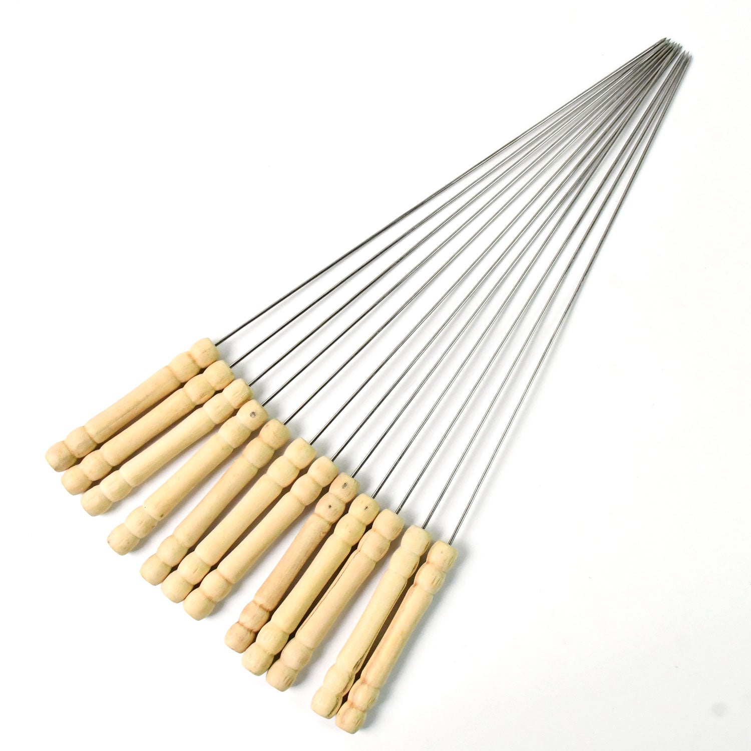 2224 Bbq Tandoor Skewers Grill Sticks For Barbecue (Pack Of 12)