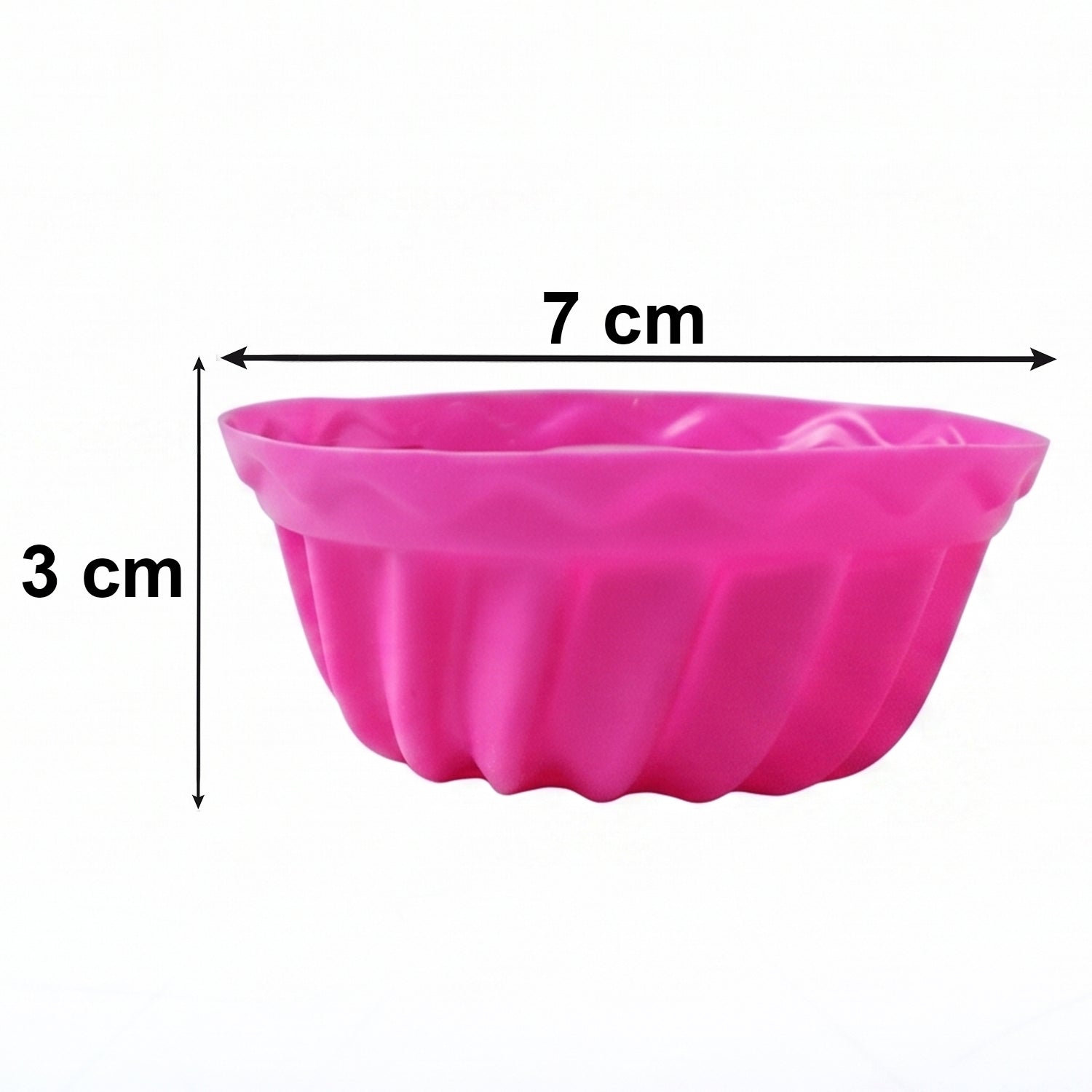 Reusable Silicone Cupcake Mould Set (12 Pc)