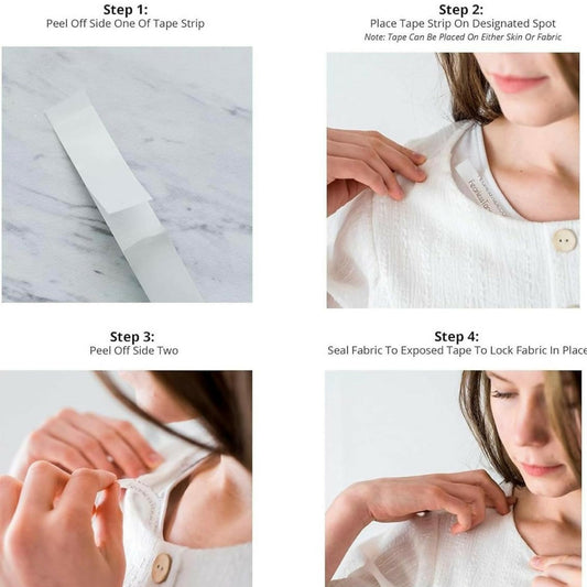 Double Sided Fashion Tape for Clothing Fit and Wardrobe Support Pack of 36