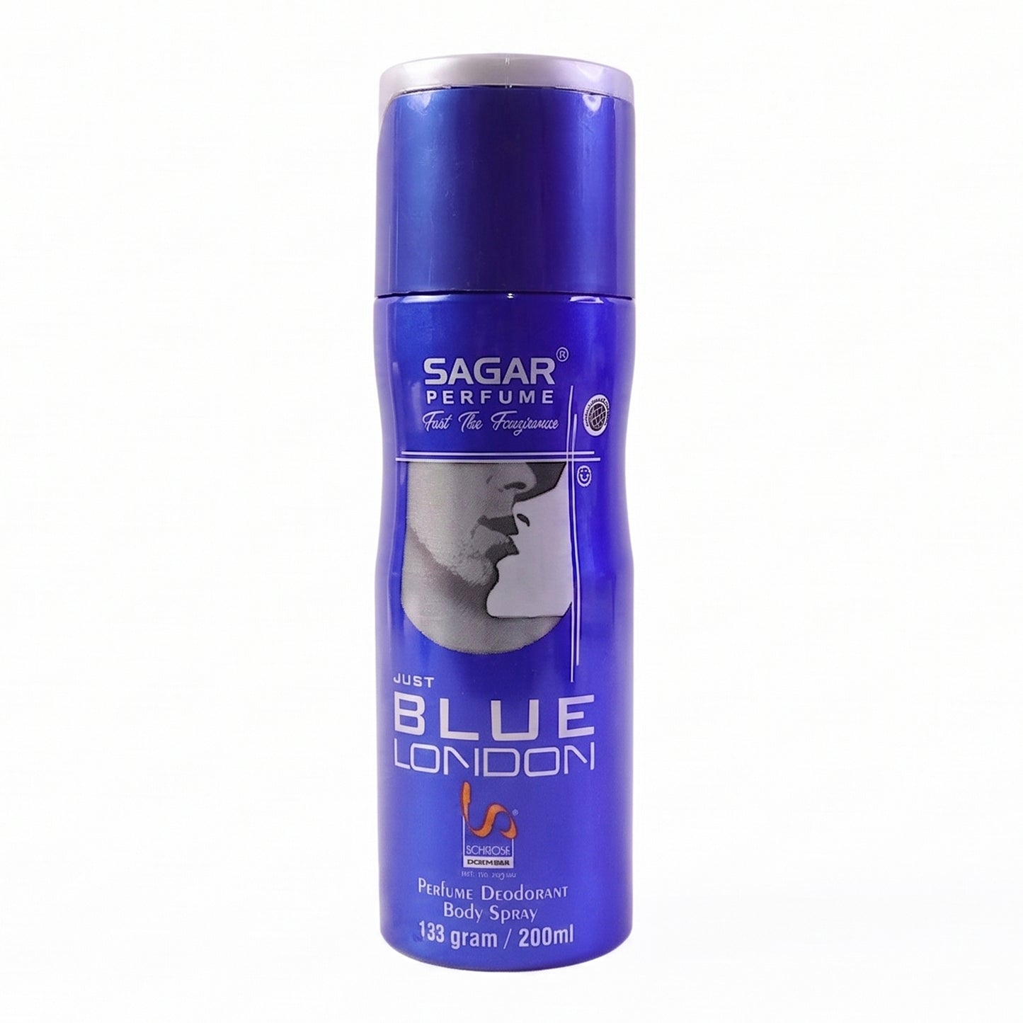Sagar Just Blue London Perfume Body Spray Deodorant For Men (200 Ml)
