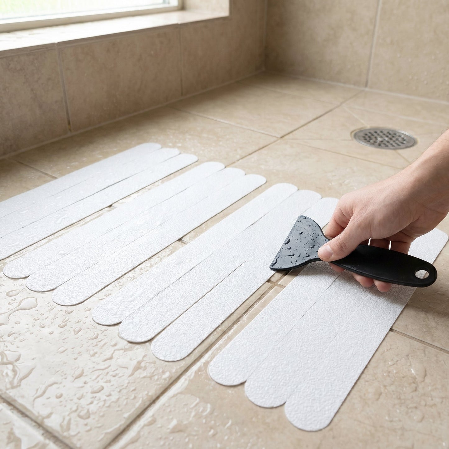 Anti Slip Bath Strips  Safe Bathing With Invisible Grip